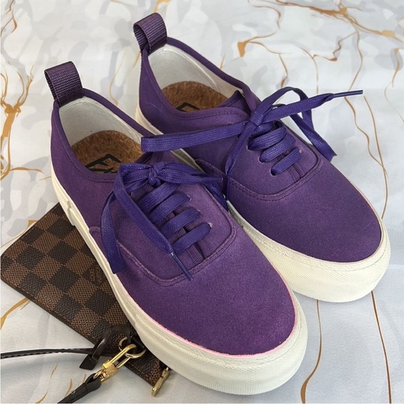 * Eytys Mother suede sneakers with white platform - Picture 8 of 10